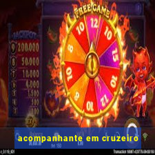 acompanhante em cruzeiro